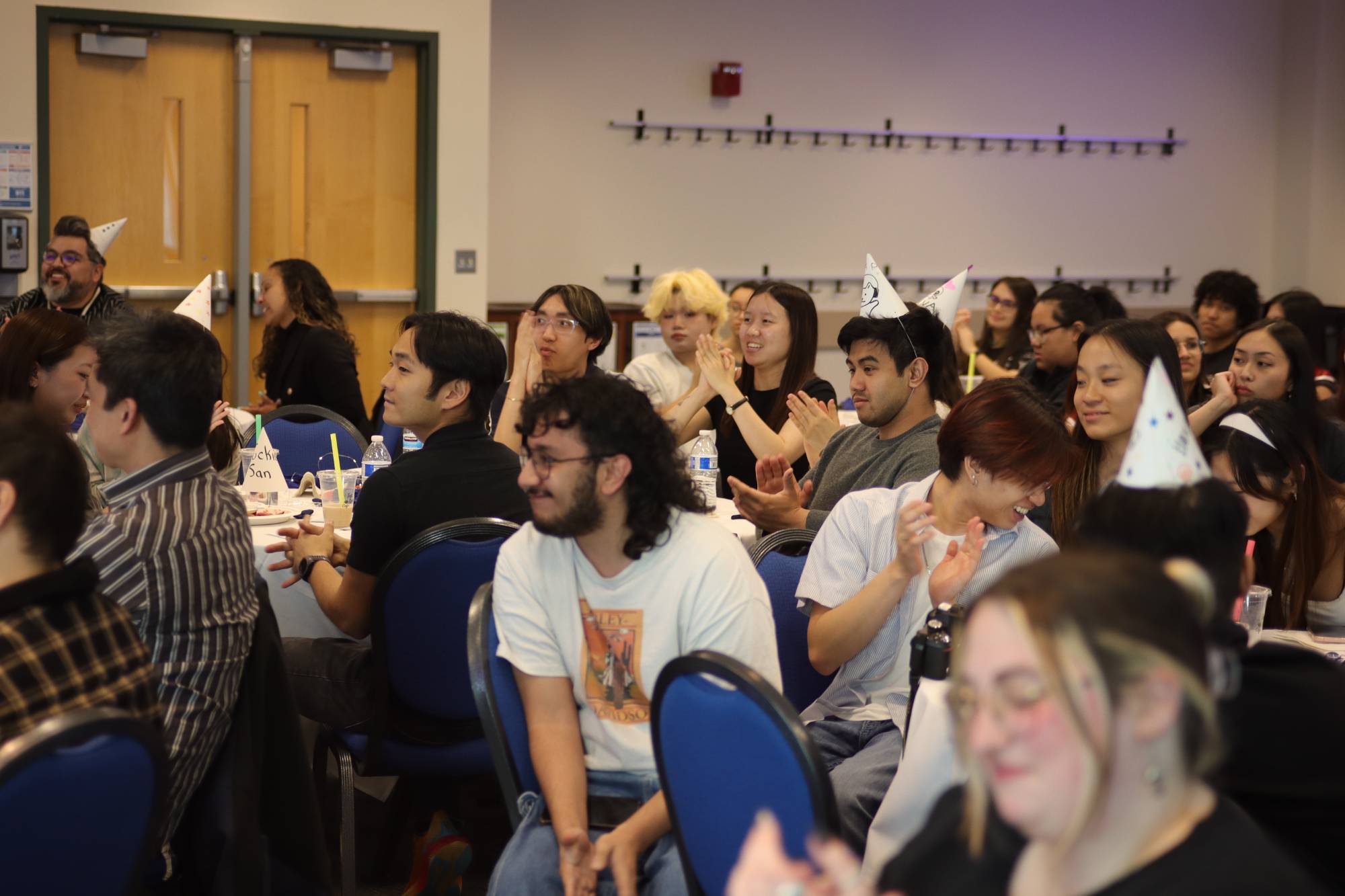 Crowd of students at the 2025 Asian Graduation Celebration